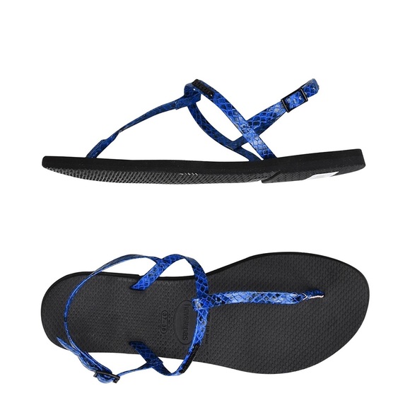 Havaianas Shoes - Havaianas You Riviera Croco Blue Sandals NWT